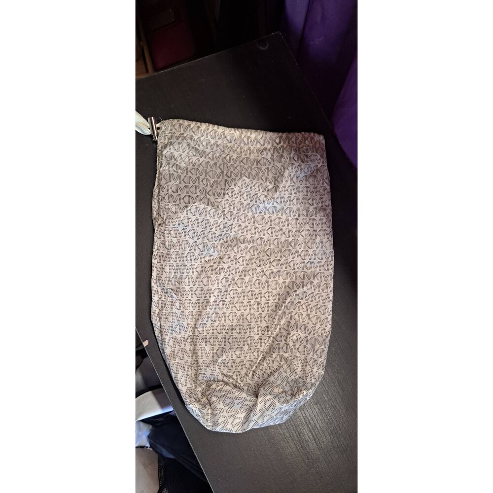 Michael Kors MK Logo Dust Bag 12” x 8” Cream Beige Drawstring Purse Storage Bag